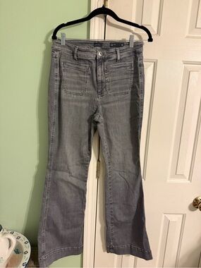 J. Jill Gray Flare Jeans